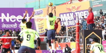 टाइगर कप भलिबलः पुलिसविरुद्ध गण्डकीको सहज जित