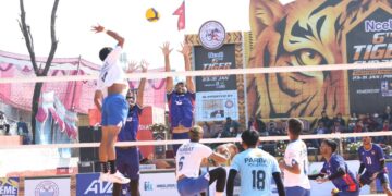 टाइगर कप भलिबलः पर्वत भलिबल संघको लगातार तेस्रो जित, माल्दिभ्स भलिबलको चौथो हार