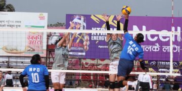 टाइगर कपः पर्वत भलिबल संघको लगातार दोस्रो जित, एपीएफ पराजित