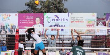 टाइगर कप भलिबलः आर्मीविरुद्ध थाइल्याण्ड क्विन्सको सहज जित