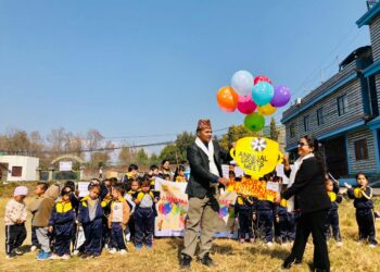 मेरिल्याण्ड किड्स मन्टेश्वरीमा १३औँ खेलकुद दिवसको समुद्घाटन