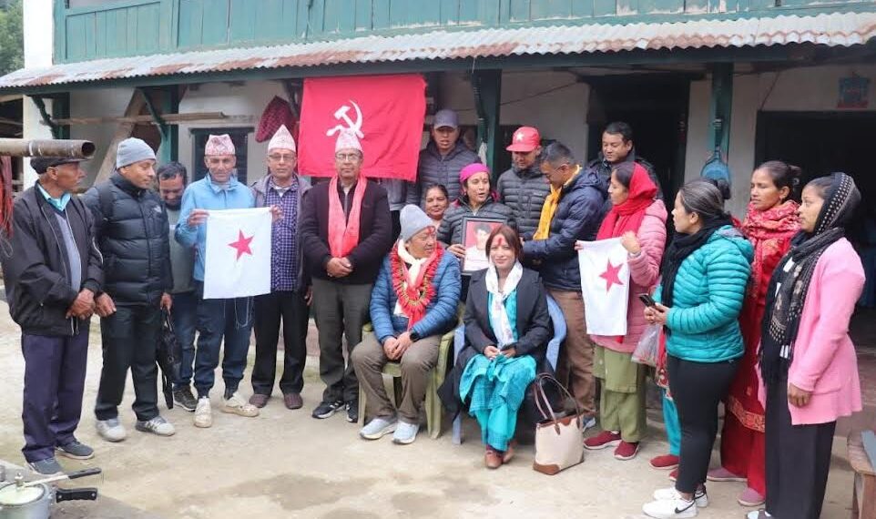 सुकुम्बासी समस्या समाधानका लागि नेकपाको नेतृत्व आवश्यक ः उम्मेदवार थापा