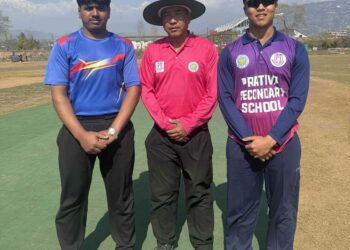 प्रतिभा सुपर लिग क्रिकेट ः प्रतिभा मावि सेमीफाइनलमा, गुरुकुल र मदरल्याण्डको छिनोफानो भोलि लाग्ने