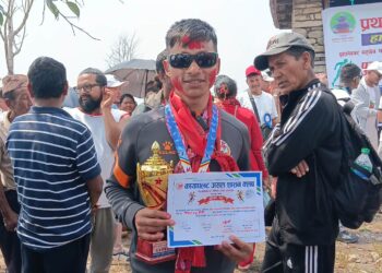 समिभञ्ज्याङमा चैते दशैँको अवसरमा हाल्फ अल्ट्रा म्याराथन सम्पन्न