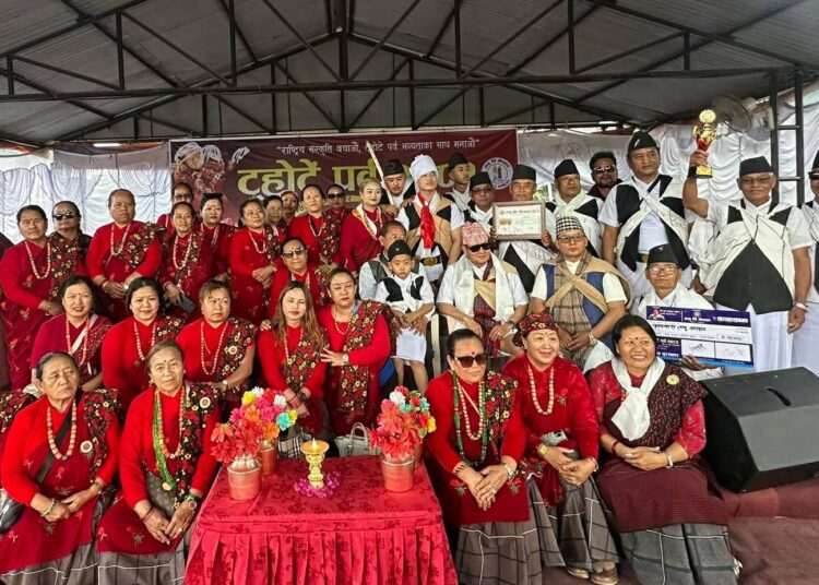 ट्होटेंले देशमा सुशासन कायम होस माननीय गुरुङ           झाँकी र्यालीमा चिउली पाचे तमु समाज प्रथम