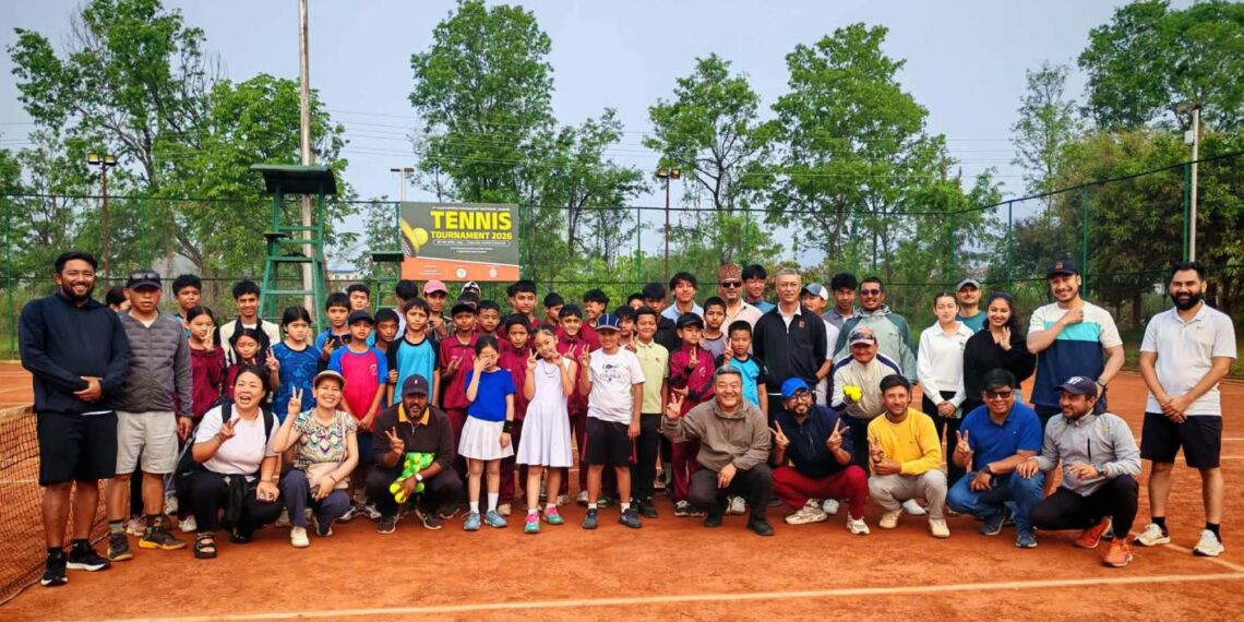 पाँचौँ मनुश्री भिग्नजित राष्ट्रिय जुनियर टेनिस पोखरामा शुरू