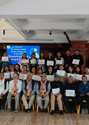 कुमुदिनी होम्समा अंग्रेजी भाषाको कार्यशाला